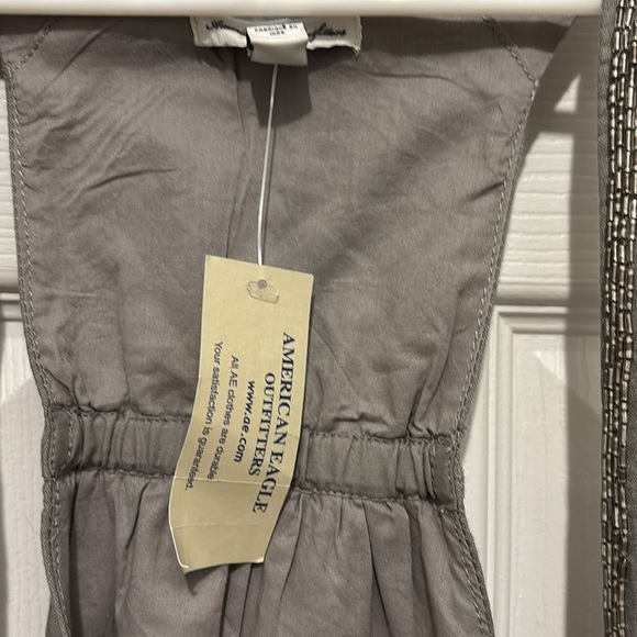 ‼️NWT‼️American Eagle Outfitters Gray beaded vest - Picture 5 of 6